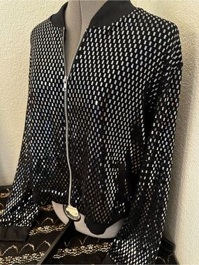 LuLaRoe Evening Stevie Black Sequin Sweater. NWOT